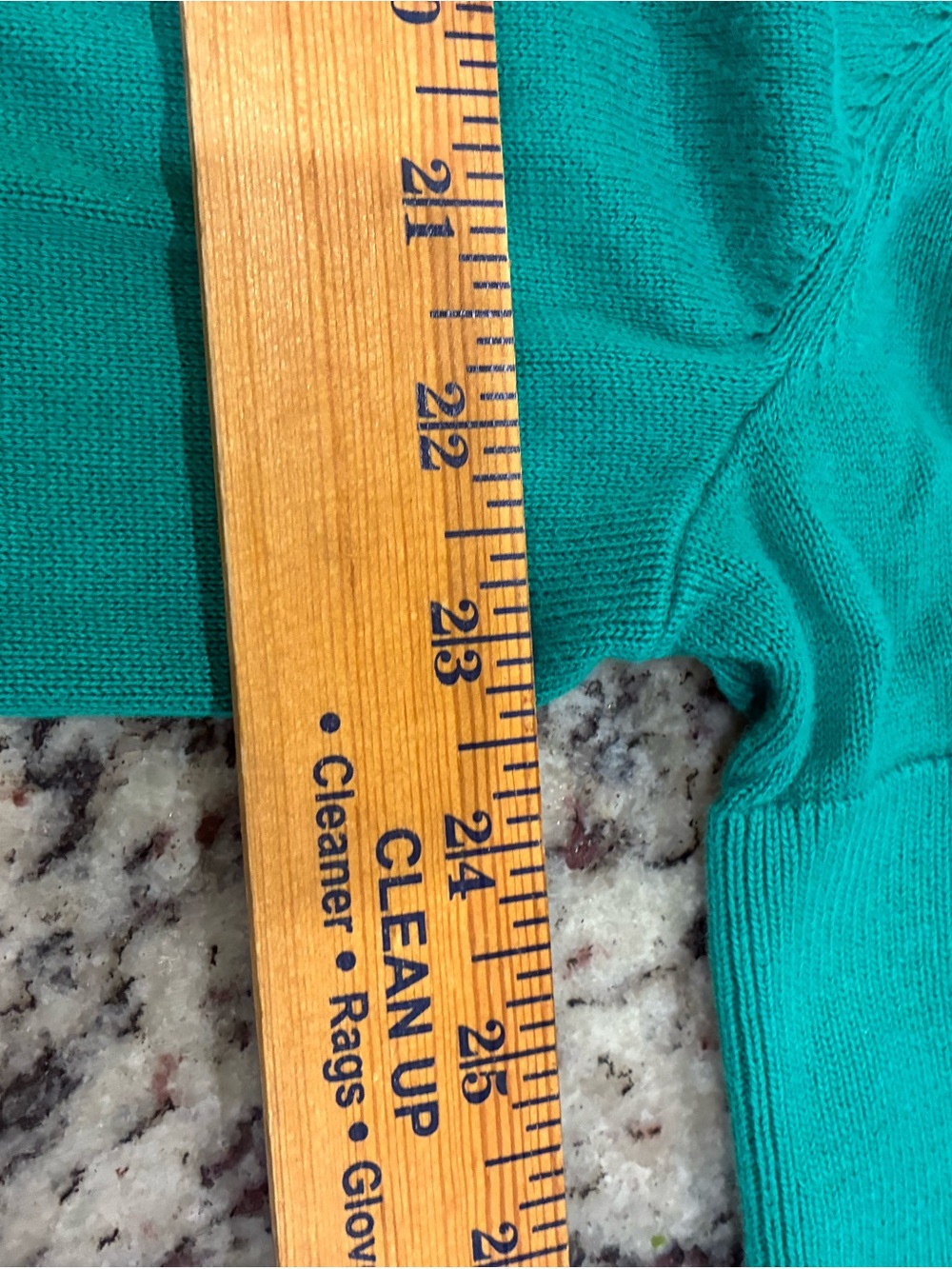 Lands' End Women's Kelly Green Short-Sleeve Sweater - Picture 7 of 7